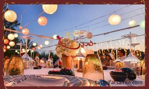 چیدمان صندلی در جشن تولد صمیمی