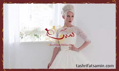 لباس عروس با دامن کوتاه