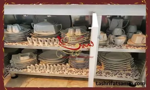 تزیین کابینت آشپزخانه عروس