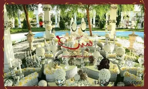 آپشن های مختلف باغ تالار عروسی