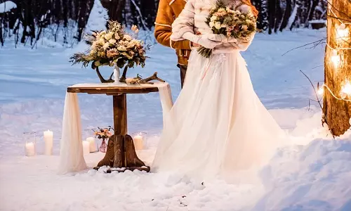 باغ عروسی در زمستان