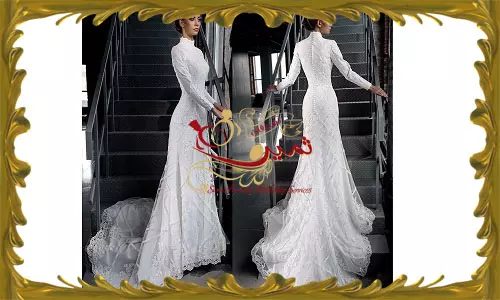 لباس عروس دنباله دار