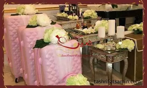ایده تزیین چمدان عروس و داماد