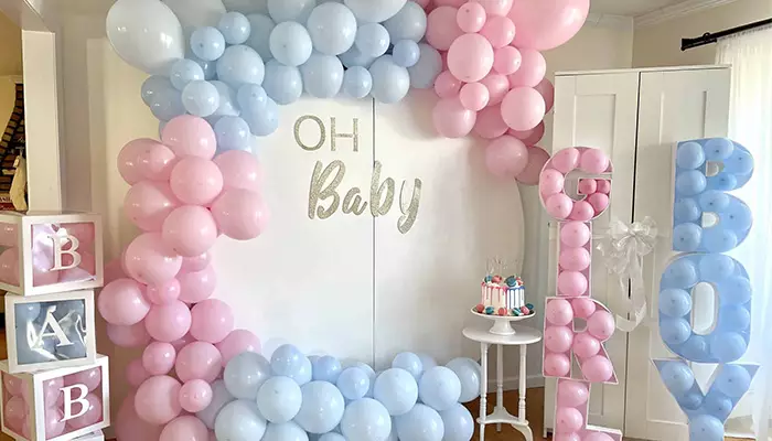 جشن تعیین جنسیت با بادکنک
