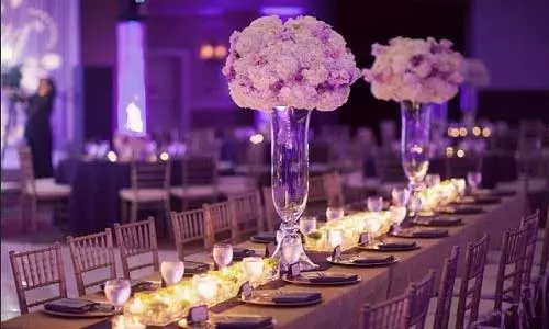 چیدمان میز شام عروسی _ تشریفات ثمین