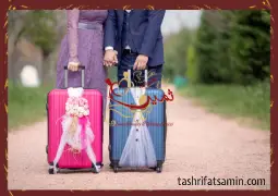ایده تزیین چمدان عروس و داماد با روش جدید