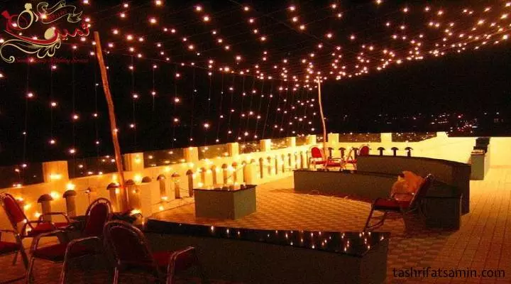 ویژگی های فضای باز و روف گاردن برای تولد